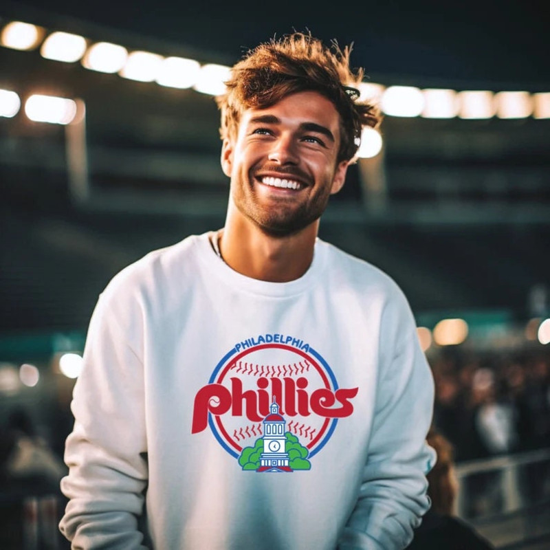 Phillies Baseball Sweatshirt Philadelphia Phillies Vintage Baseball Sweatshirt Philly MLB.jpg