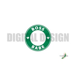 boss babe with hole logo design tumbler svg cricut silhouette digital design