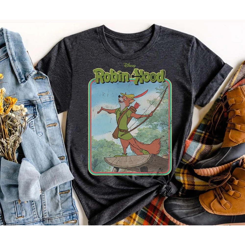 Robin Hood Retro Disney Shirt, Disney Family Matching Shirt, Walt Disney World Shirt, Disneyland Trip Outfits.jpg