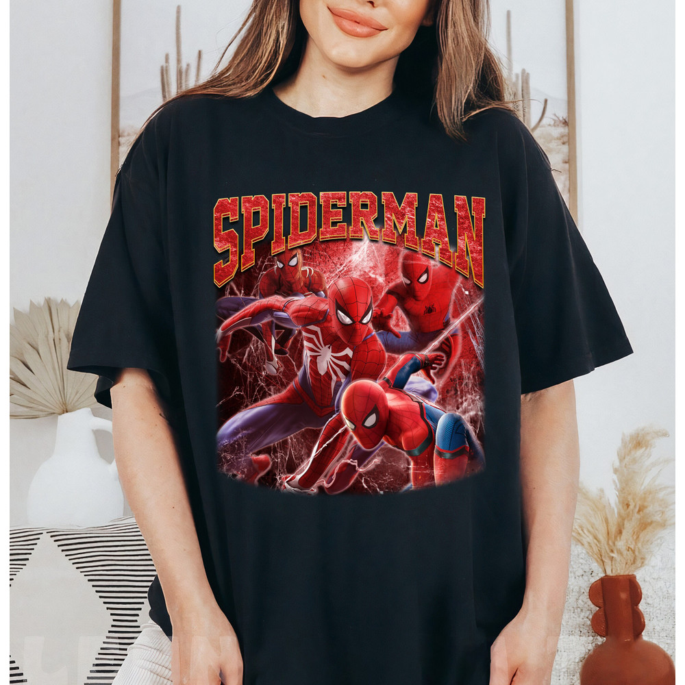 Spiderman Marvel Avenger Poster Shirt, Disneyland Family Matching Shirt, Marvel Comic Shirt, WDW Epcot Theme Park Shirt.jpg