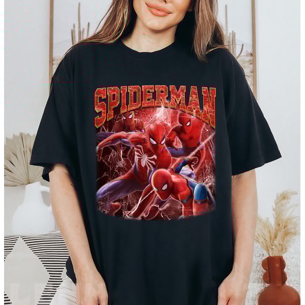 Spiderman Marvel Avenger Poster Shirt, Disneyland Family Matching Shirt, Marvel Comic Shirt, WDW Epcot Theme Park Shirt.jpg