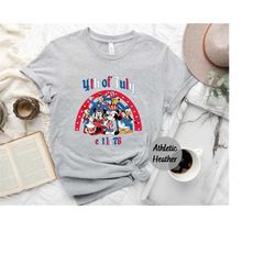 vintage disney 4th of july 2023 shirt, mickey and friends 4th of july 2023 shirt, disney freedom, disney independence sh