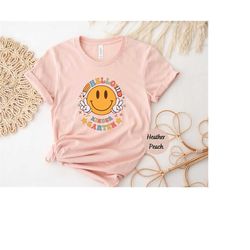 hello kindergarten shirt, hello kindergarten shirt,2023 happy first day of school, back to school outfit, welcome back s