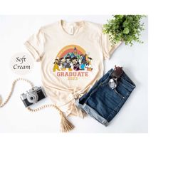 graduate from the tassel to castle shirt, disney graduation 2023 shirt, graduate mickey shirt, gift for grad, disney gra