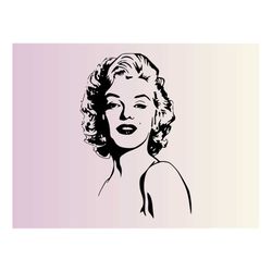 marilyn monroe svg cut file, instant download, printable vector clip art, marilyn monroe shirt print, marilyn monroe
