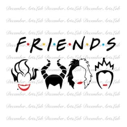 villains friends svg, halloween villains svg, halloween svg, bad witches club svg, spooky svg, trick or treat svg, villa