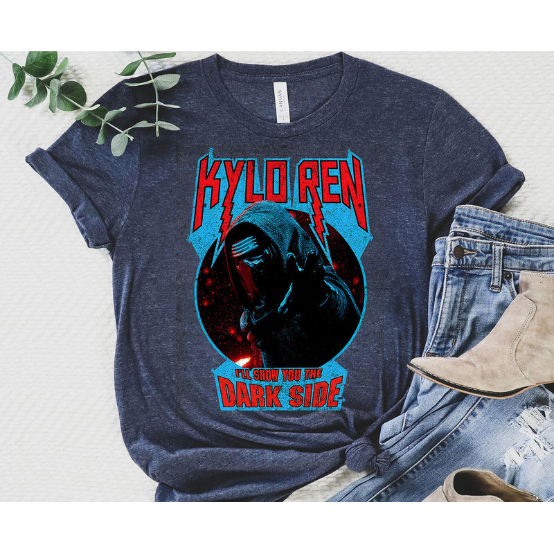 Star Wars The Force Awakens Kylo Ren Show You The Dark Side T-Shirt, Star Wars Celebration, Galaxy's Edge, Star Wars Day, WDW Shirt.jpg