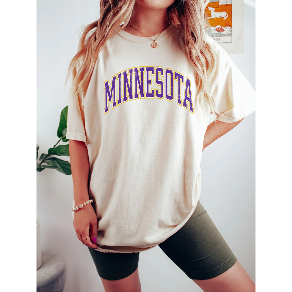 Vintage Minnesota Sweatshirt, Minnesota Unisex Sweater, Minnesota Sports Sweatshirt, Minnesota Travel Gift, University Student Gift.jpg