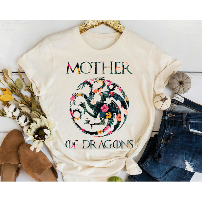 Mother Of Dragons Shirt, Mother's Day Gift For Mom, Dragon Family Matching Shirt, Mother - Dad Of Dragon Tees, Mama Shirt, Mom Shirt.jpg
