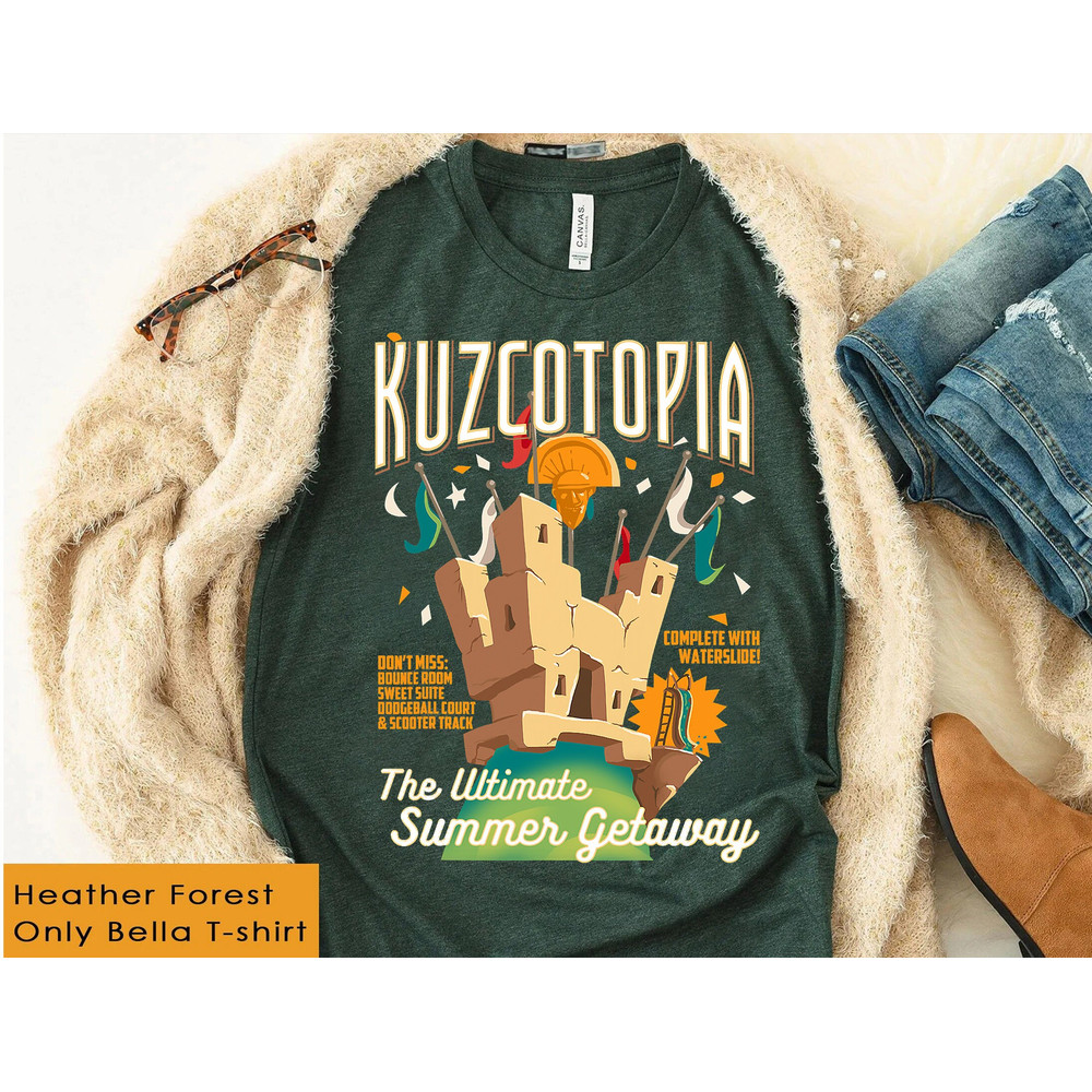 Retro 90s Disney The Emperor's New Groove Greeting From Kuzcotopia T-Shirt, Walt Disney World Tee, Disneyland Family Matching Shirts.jpg