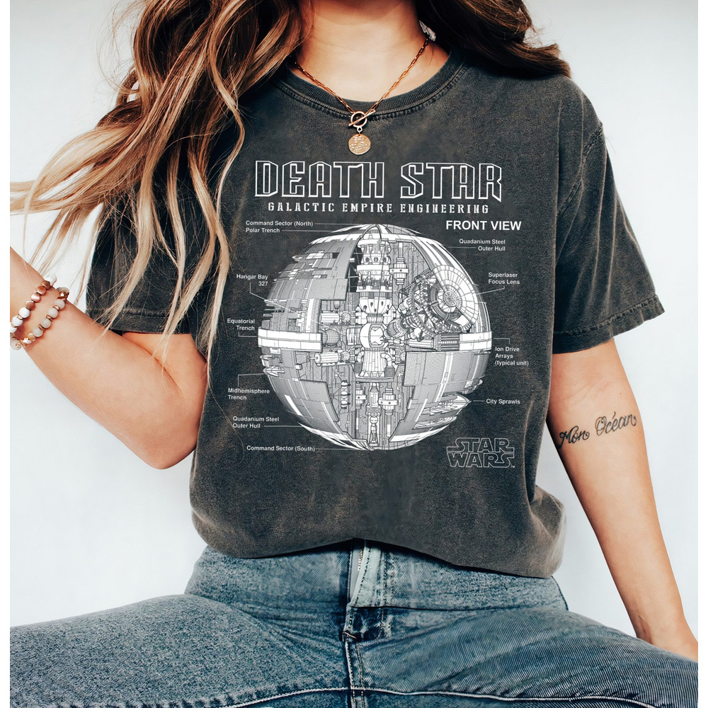 Star Wars Death Star Empire Engineering Diagram T-Shirt, Star Wars Celebration, Galaxy's Edge, Star Wars Day, Walt Disney World Shirt.jpg