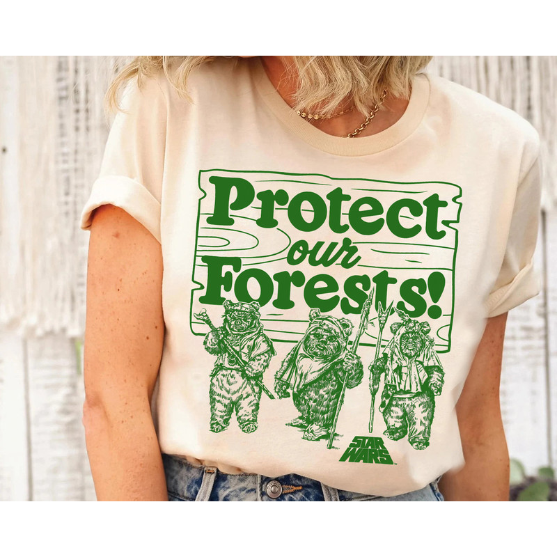 Star Wars Ewoks Protect Our Forests Camp Graphic T-Shirt, Star Wars Celebration, Galaxy's Edge, Star Wars Day, Walt Disney World Shirt.jpg