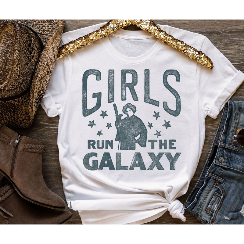 Star Wars Princess Leia Girls Run The Galaxy T-Shirt Pro Choice Shirt Womens RightsStar Wars Celebration, Galaxy's Edge, Star Wars Day.jpg