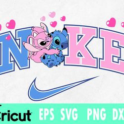 disney lilo and stitch svg dxf, cute nike stitch svg , lilo svg, stitch svg,stitch png, stitch cricut, stitch cut files