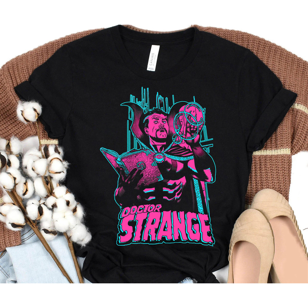 Marvel Doctor Strange Retro Colorful Spell Portrait In The Multiverse Of Madness T-Shirt Unisex T-Shirt For Men Women Hoodie Kid T-Shirt.jpg