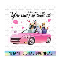 halloween villains wicked png, trick or treat, bad girls, villain gang png, bad witches club png, breast cancer awareness, halloween png