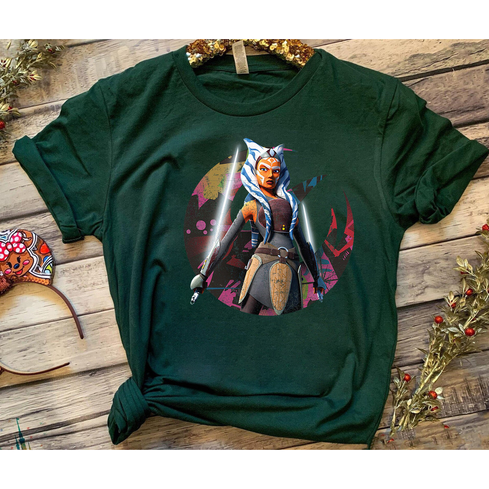 Star Wars The Clone Wars Ahsoka Tano Fearless Jedi T-Shirt, Star Wars Celebration, Galaxy's Edge, Star Wars Day, Walt Disney World Shirt.jpg