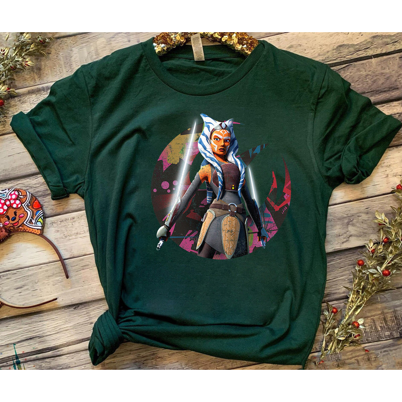 Star Wars The Clone Wars Ahsoka Tano Fearless Jedi T-Shirt, Star Wars Celebration, Galaxy's Edge, Star Wars Day, Walt Disney World Shirt.jpg