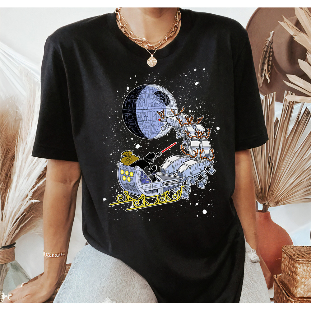 Star Wars Vader Open Sleigh Christmas Shirt, Star Wars Chrismas Sweatshirt, Disneyland Christmas Matching Family Shirts, Christmas Squad.jpg