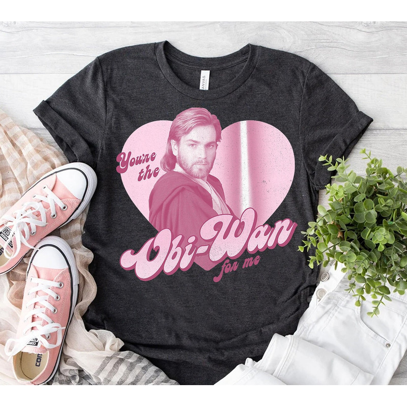 Star Wars Valentines Obi-Wan For Me Heart Portrait T-Shirt, Star Wars Celebration, Galaxy's Edge, Star Wars Day, Walt Disney World Shirt.jpg