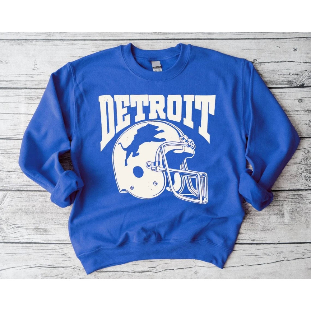 Vintage Detroit Lion Football Crewneck Sweatshirt, Detroit Football Sweatshirt, Detroit Football Crewneck, Detroit Football Gift Shirt-1.jpg