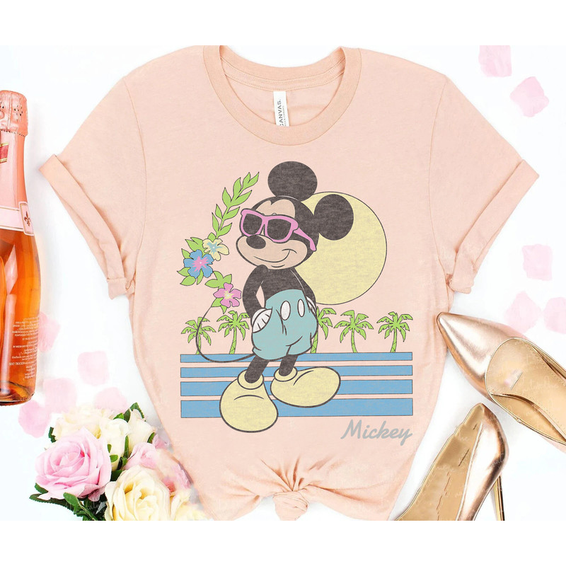 Mickey Mouse Classic Pose Moon Disney Mickey And Friends, Disneyland Family Matching Shirt, Magic Kingdom Tee, WDW Epcot Theme Park Shirt.jpg