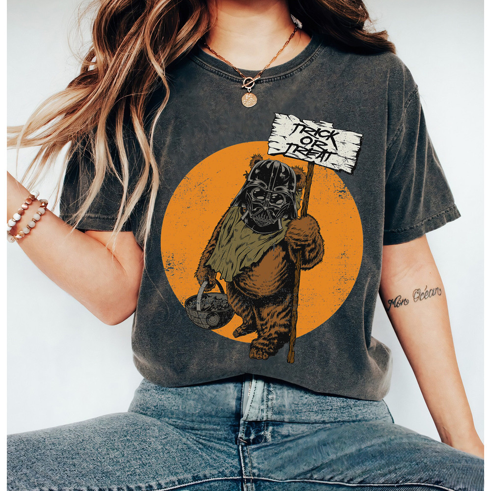 Star Wars Ewok as Darth Vader Halloween T-Shirt Shirt, Mickey’s Not So Scary Party Gifts, Disney Trick or Treat, Halloween Matching Shirt.jpg