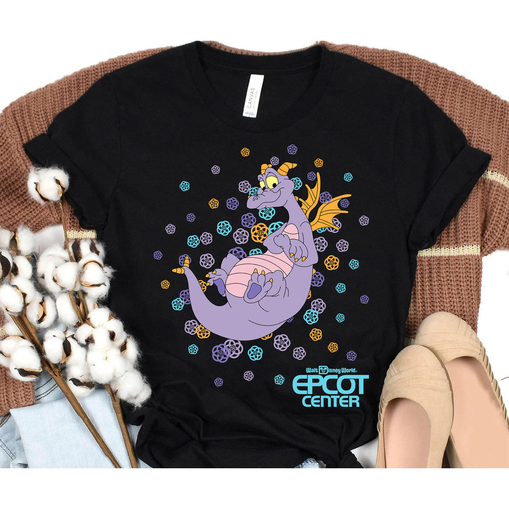 Vintage Disney Figment Shirt, One Little Spark Shirt, Disney Epcot Figment, Retro Walt Disney World Shirt, Disney Castle Figment Matching.jpg