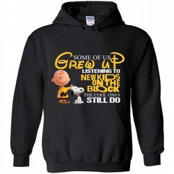 some of us grew up listening to nkotb snoopy and peanut hoodie