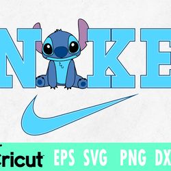 lilo and stitch nike svg dxf, stitch lilo svg, cute nike  svg ,stitch svg , stitch png, stitch cricut ,stitch cut files