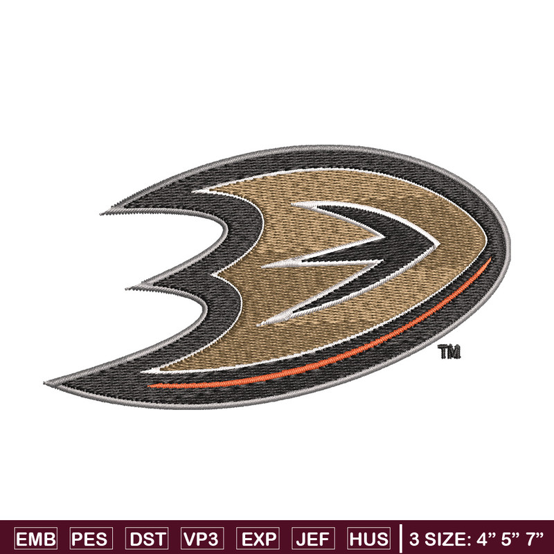 Anaheim Ducks logo Embroidery, NHL Embroidery, Sport embroidery, Logo Embroidery, NHL Embroidery design..jpg