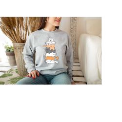 cat sweatshirt, cat sweater, cat crewneck sweatshirt, cat shirt, cat mom gift, cat mama shirt, cat tee, kitty sweatshirt