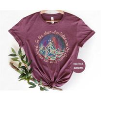 to the stars who listen and the dreams that are answered shirt, acotar shirt, book lover gift, a court of mist and fury