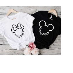 Disney Family Shirt, Family Disneyworld Shirt, Disneyworld Trip Shirt, Mickey Couple Shirt, Mickey Sketch Shirt, Minnie