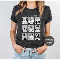 retro vintage 90s disney villains shirt, funny villain shirt, disney friends shirt, bad witches club shirt, disneyland s