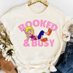 disney channel lizzie mcguire animated lizzie booked busy tshirt matching tee, disney family matching shirt, wdw disney