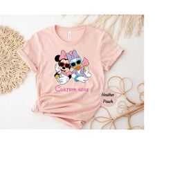 minnie and daisy custom shirt, disney best friends glitter minnie and daisy shirts, matching disney trip shirt, disney 2