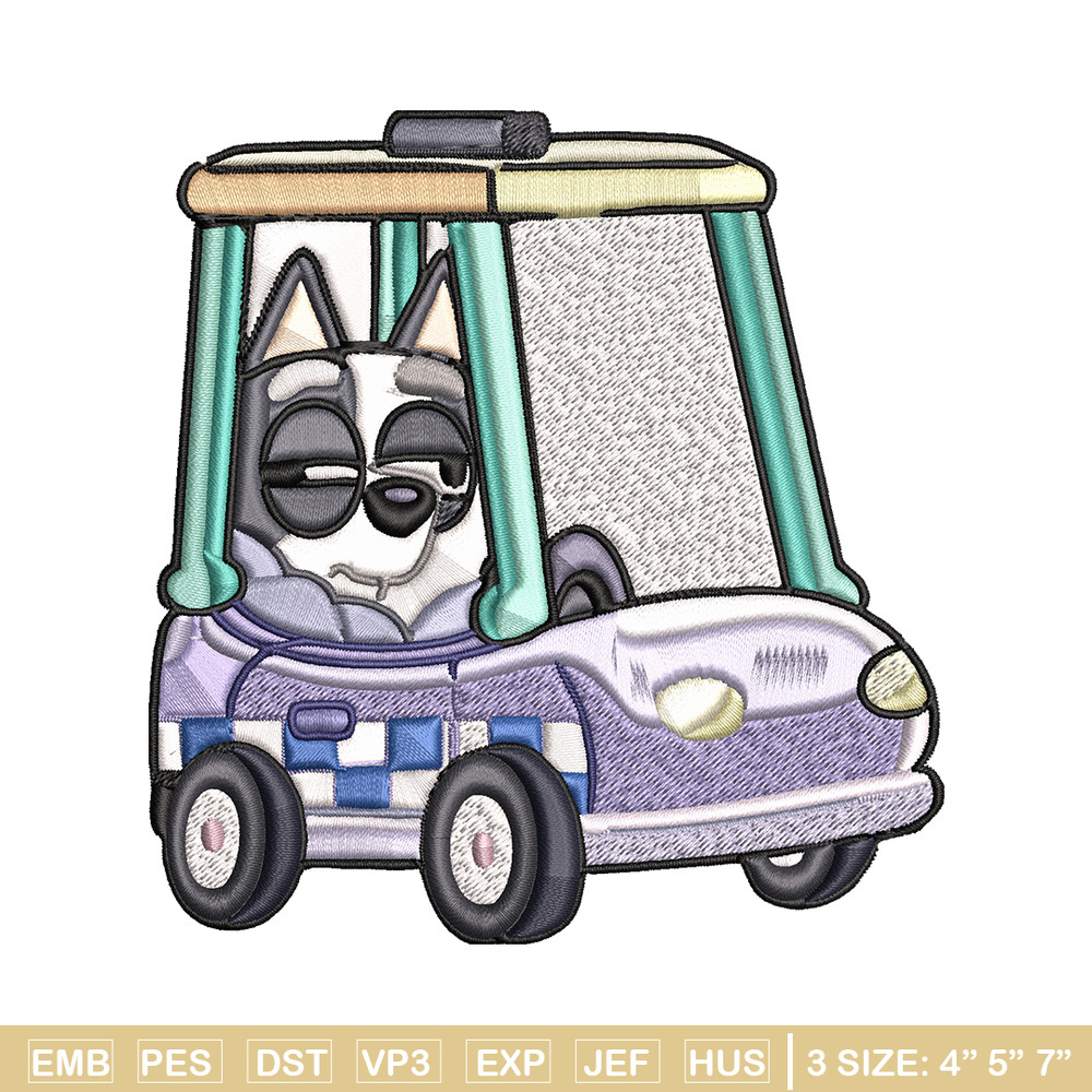 Aunt trixie heeler Embroidery, Bluey Embroidery, Embroidery File, cartoon design, cartoon shirt, Digital download..jpg