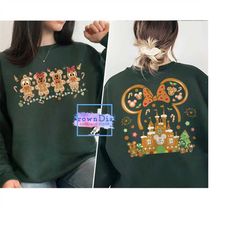 christmas disney ginger bear sweatshirt, disney gingercastle shirt, christmas ginger bear sweatshirt, christmas family s