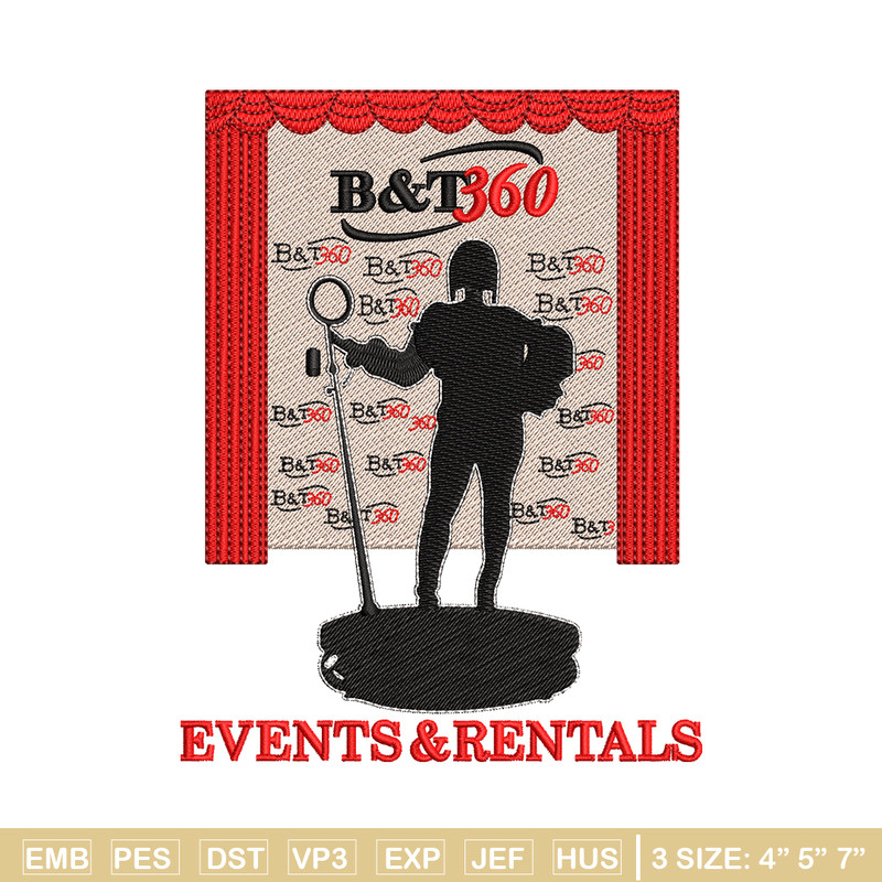 B&T 360 logo embroidery design, B&T 360 embroidery, logo design, embroidery file, logo shirt, Digital download..jpg