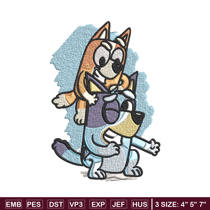 Bandit bingo fun Embroidery Design, Bluey Embroidery, Embroidery File, Brand Embroidery, Logo shirt, Digital download.jpg