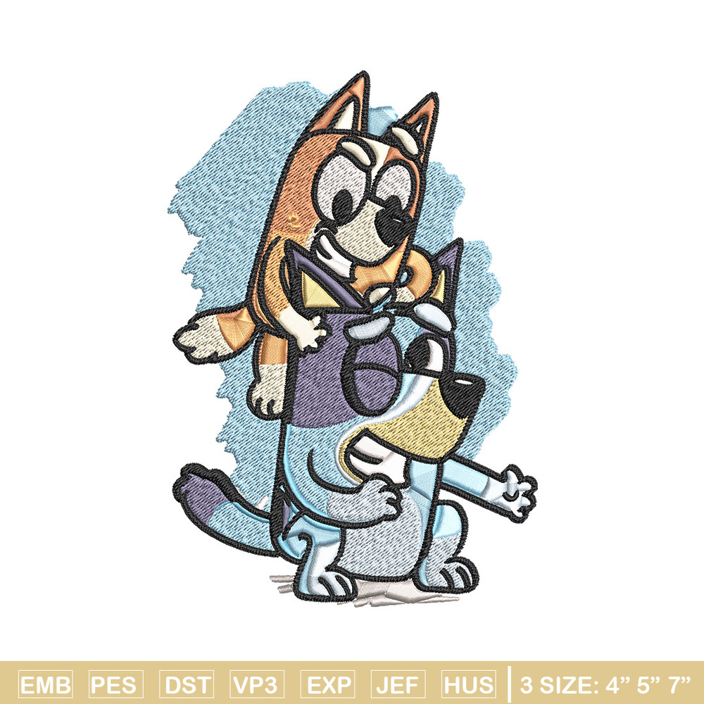 Bandit bingo fun Embroidery Design, Bluey Embroidery, Embroidery File, Brand Embroidery, Logo shirt, Digital download.jpg