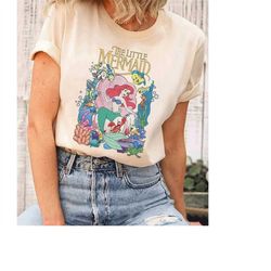 ariel shirt, little mermaid ariel shirt, vintage little mermaid shirt, princess shirts, disney princess shirts, disney s