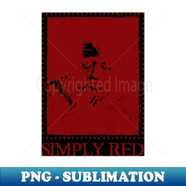Simply Red Svg Simply Red - Retro Fan Art - Digital Sublimation Download Fi | Inspire ...