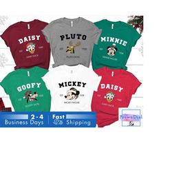 disney family christmas shirt, family christmas matching shirt,custom disneyland christmas t-shirt,disney family christm