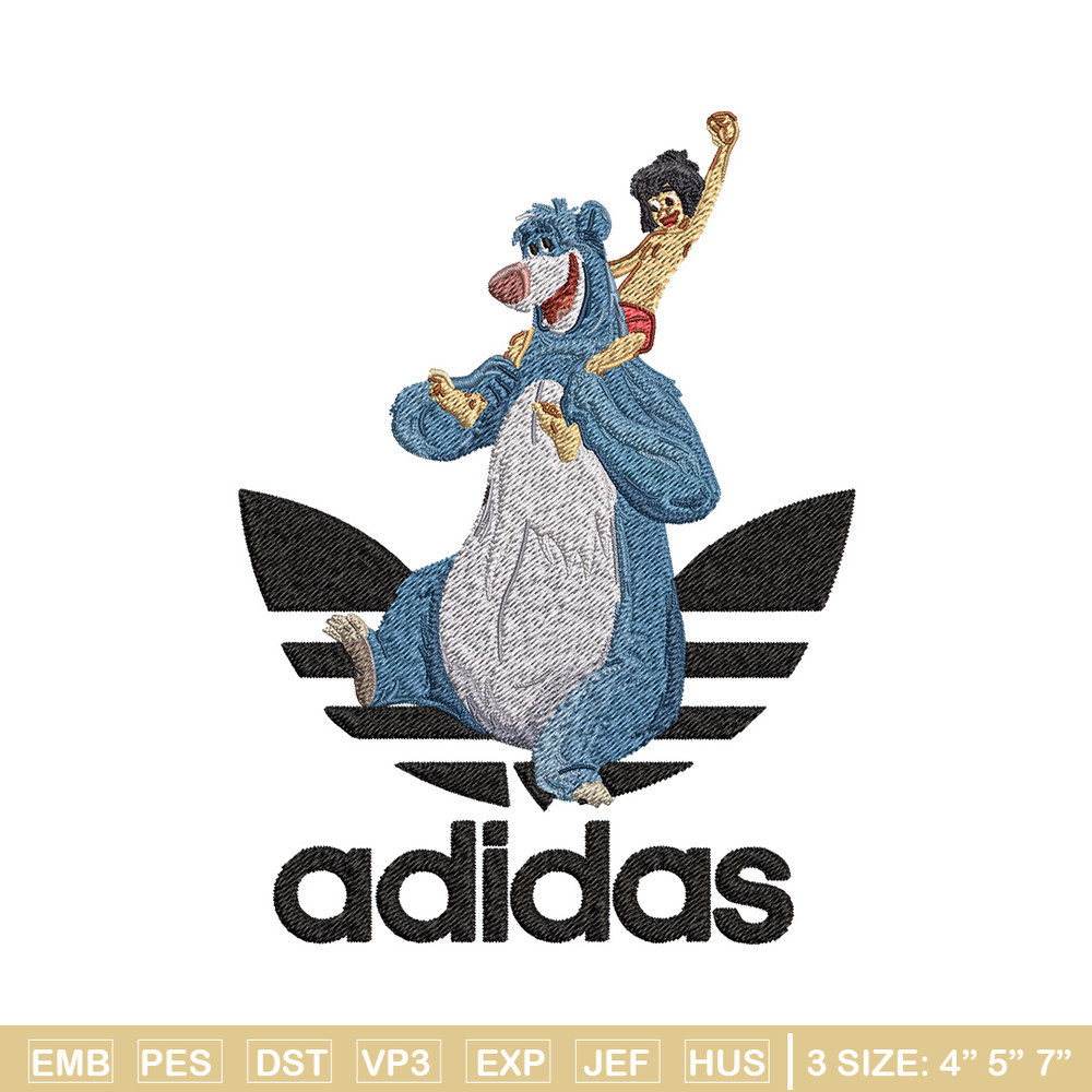 Bear adidas Embroidery Design, Adidas Embroidery, Brand Embroidery, Embroidery File,Logo shirt,Digital download.jpg