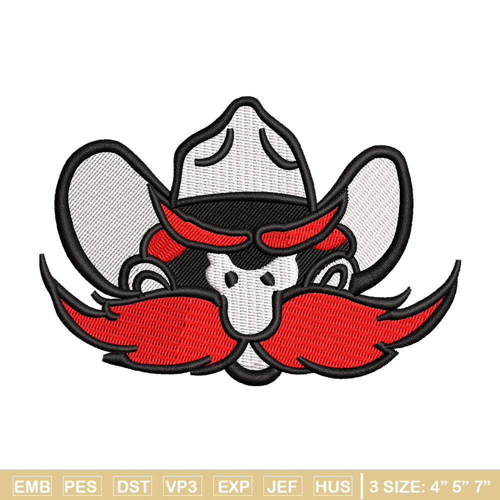 beard red embroidery design, beard red embroidery, cartoon design, embroidery file, logo shirt, Digital download..jpg