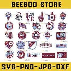 26 files mls logo colorado rapids, colorado rapids svg, vector colorado rapids, clipart colorado rapids, football kit
