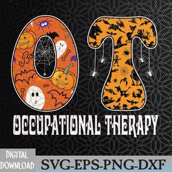 ot occupational therapy therapist halloween ota spooky svg, eps, png, dxf, digital download