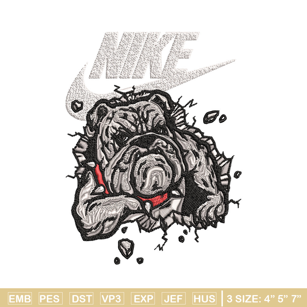 Bitbull dog Nike Embroidery design, Bitbull dog Embroidery, Nike design, Embroidery file, logo shirt, Instant download..jpg